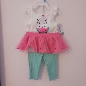 NWT 2-Piece Onesie and Skirt Set